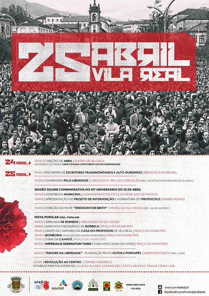 VILA REAL CELEBRA ABRIL | EVOCAÇÃO DA EFEMÉRIDE COM PROGRAMA DIVERSIFICADO