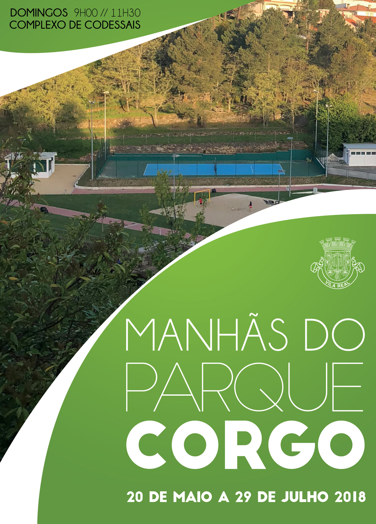 MANHÃS NO PARQUE CORGO A PARTIR DO DIA 20 DE MAIO