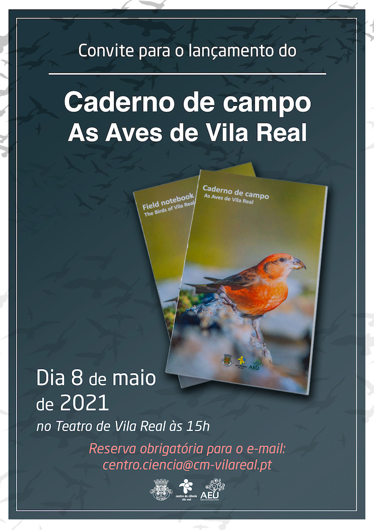 DIA MUNDIAL DAS AVES MIGRATÓRIAS ASSINALADO COM O LANÇAMENTO DO SEGUNDO CADERNO DE CAMPO DA BIODIVERSIDADE