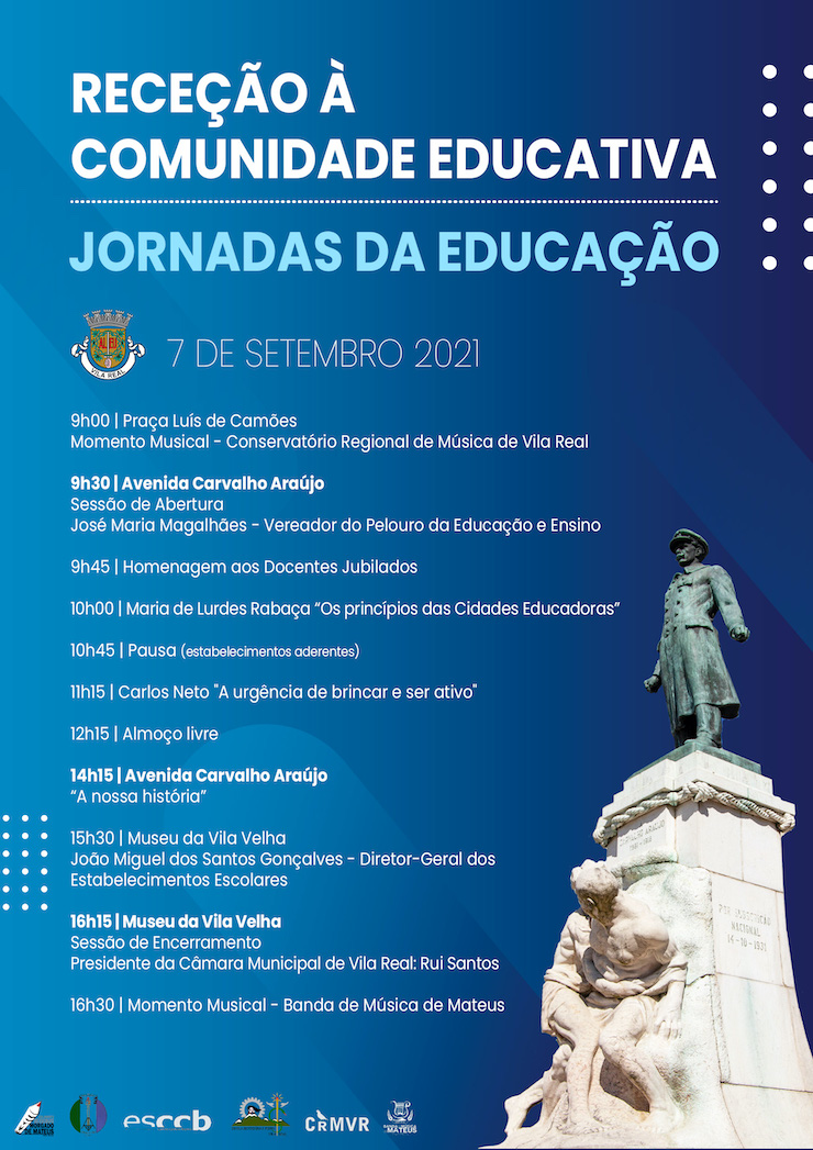 ANO LETIVO 2021/22 - RECEÇÃO À COMUNIDADE EDUCATIVA E JORNADAS DA EDUCAÇÃO