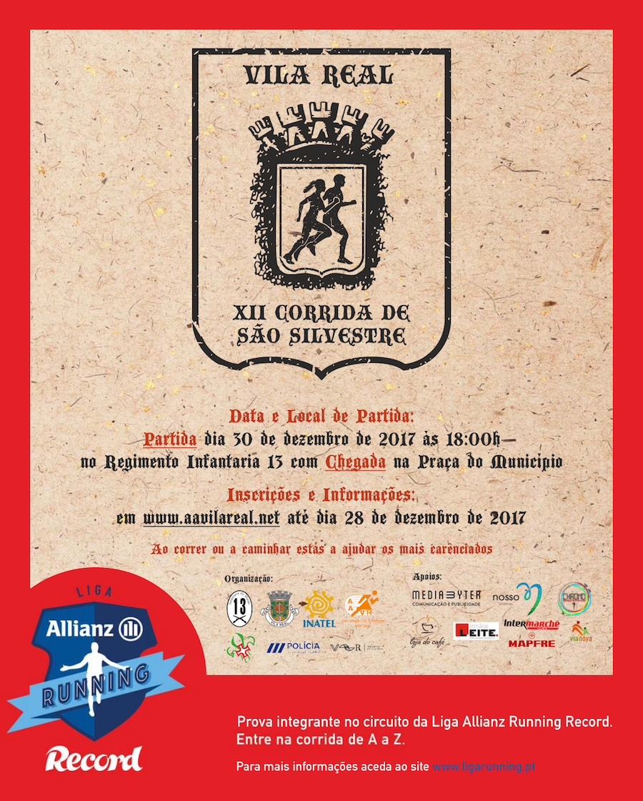 XII SÃO SILVESTRE CIDADE DE VILA REAL