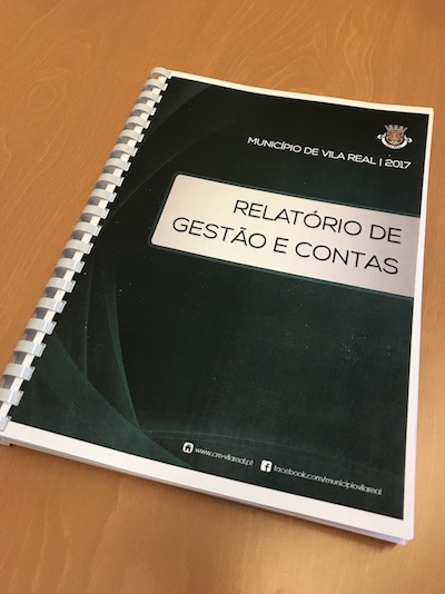 RELATÓRIO DE GESTÃO E CONTAS DO MUNICÍPIO DE VILA REAL MAIS UMA VEZ APROVADO SEM VOTOS CONTRA, NA CÂMARA MUNICIPAL