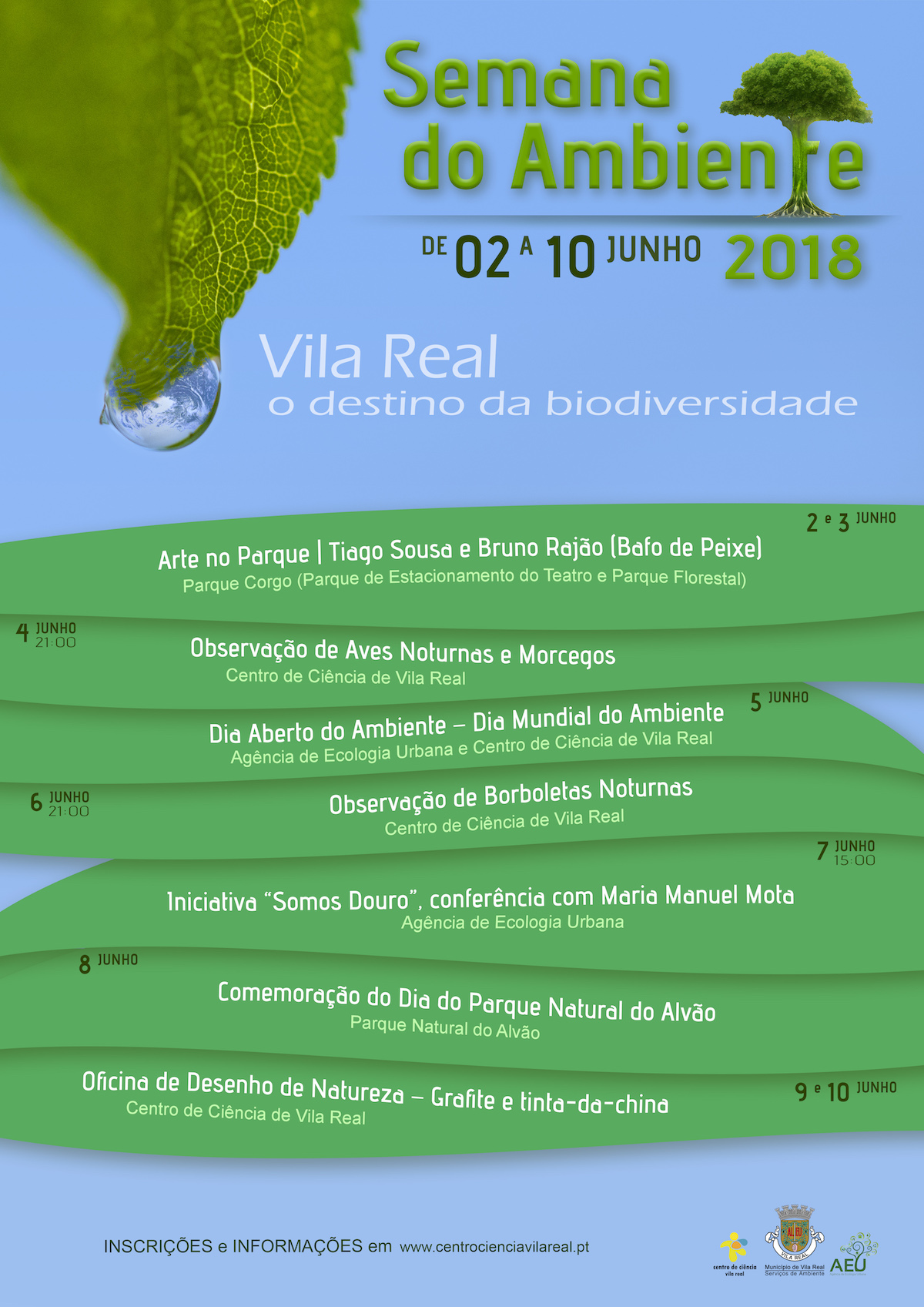 Vila Real celebra mais uma Semana do Ambiente entre 2 e 10 de junho