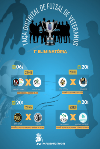 AFVR | Taça Distrital Futsal de Veteranos | Futsal